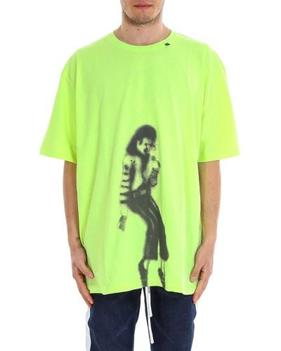 Off-White c/o Virgil Abloh Michael Jackson Illusionist T-shirt - Yellow