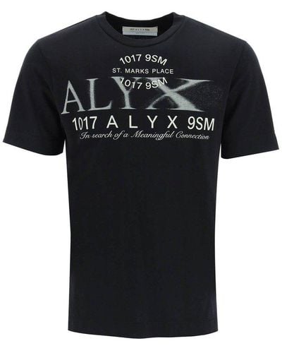 1017 ALYX 9SM Collection Logo T-shirt - Black