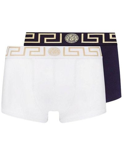 Versace Logo Band Two-pack Boxers - Multicolor