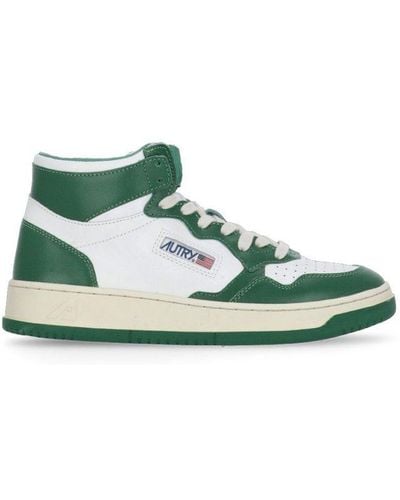 Autry Medalist Mid-top Trainers - Green
