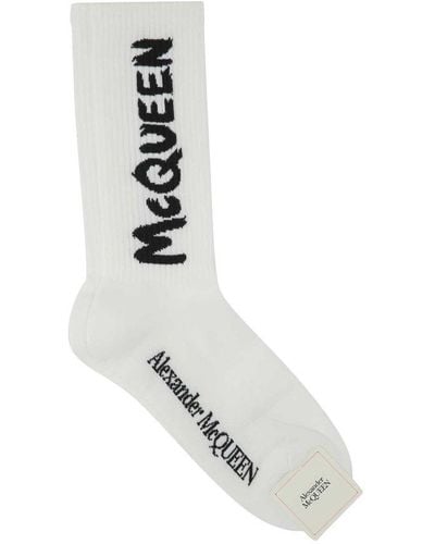 Alexander McQueen Calze-l - White