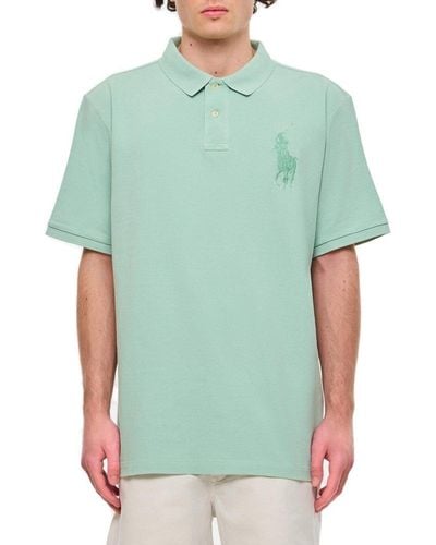 Polo Ralph Lauren Polo Pony-embroidered Short-sleeved Polo Shirt - Green