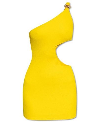 Moschino One-shoulder Dress - Yellow