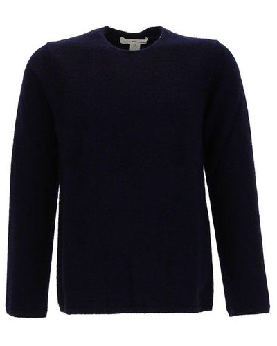 Comme des Garçons Knit Crewneck Sweater - Blue