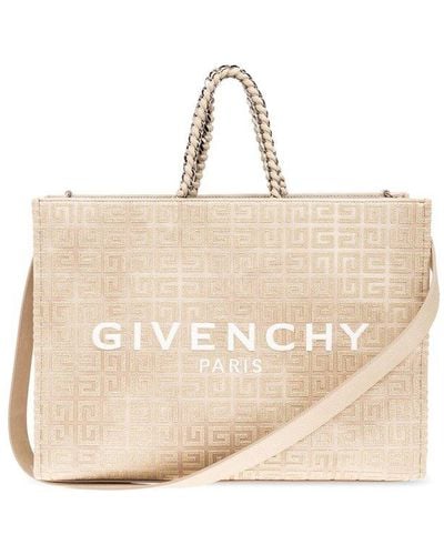 Givenchy 'g-tote Medium' Shoulder Bag - Natural