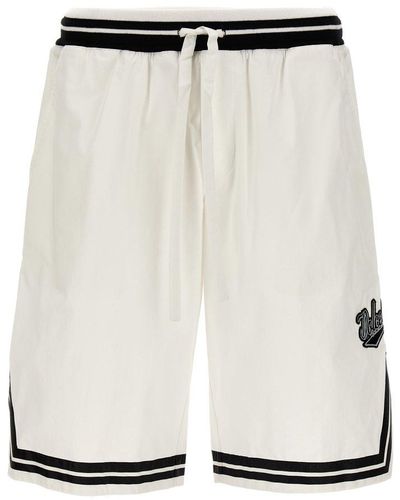 Dolce & Gabbana 'Dolce&Gabbana' Bermuda Shorts - White