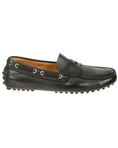 Car Shoe Driving Loafers - Green