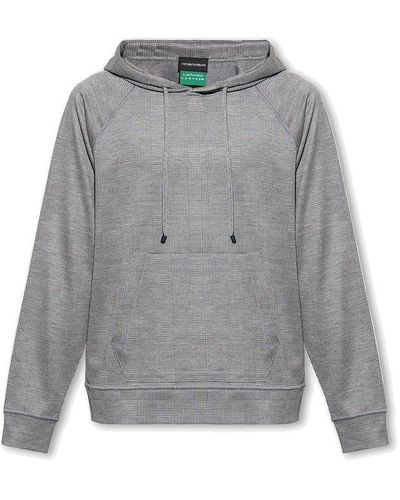 Emporio Armani Wool Blend Sweatshirt - Gray