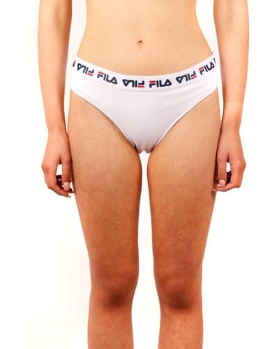Fila White Slip Logo Swimwear