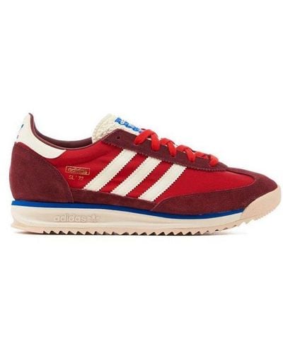 adidas Originals Sl 72 Rs Lace-up Sneakers - Red