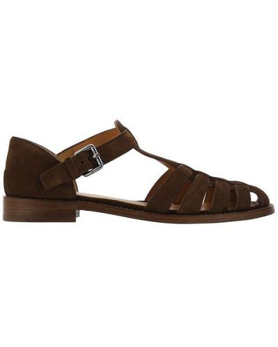 Church's Kelsey Cage Toe Sandals - Brown