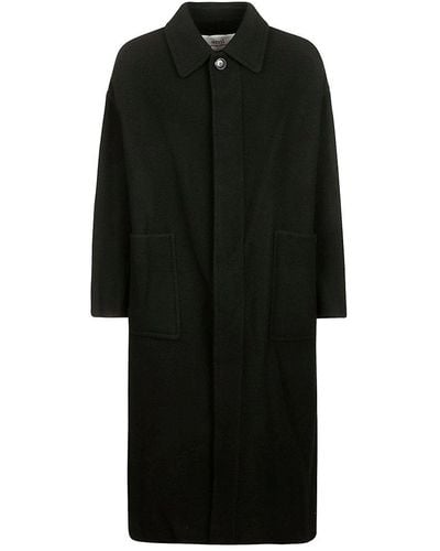 Ami Paris Oversized Coat - Black
