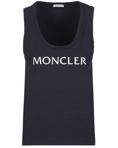 Moncler T-shirts & Tops - Blue