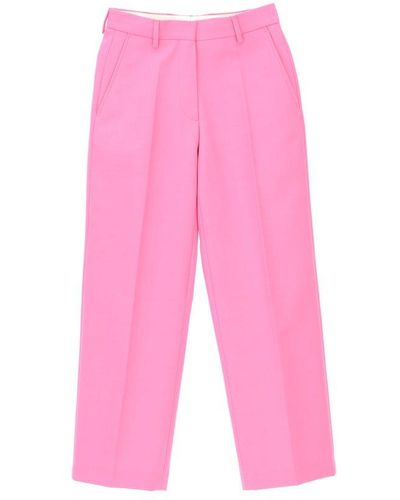 Dries Van Noten Pulley Tailored Pants - Pink