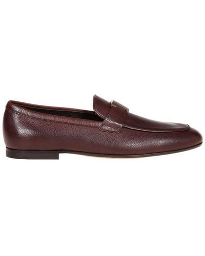 Tod's T Timeless Slip-on Loafers - Brown