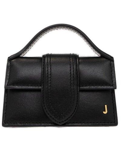 Jacquemus Le Petit Bambino Leather Shoulder Bag - Black