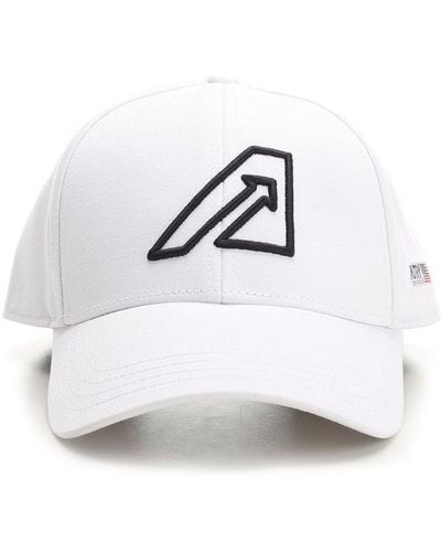 Autry White Cap With Logo