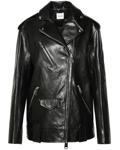 Khaite Leather Jacket - Black