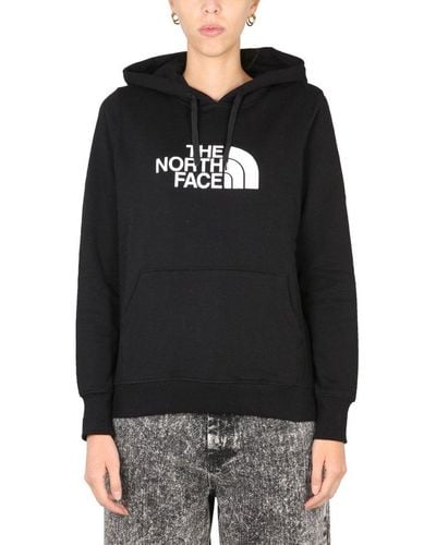 The North Face Cotton Sweatshirt With Logo Embroidery - Black