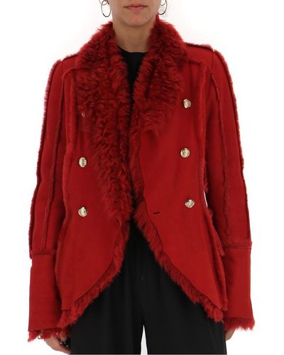 DESA NINETEENSEVENTYTWO Double Breasted Jacket - Red