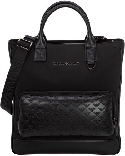 Men s Emporio Armani Tote bags from C 286 Lyst Canada