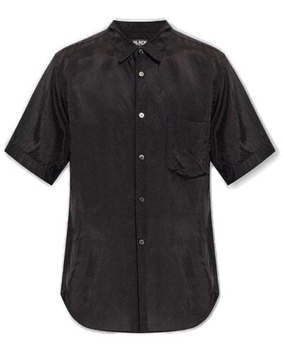 COMME DES GARÇON BLACK Short-sleeved Buttoned Shirt - Black