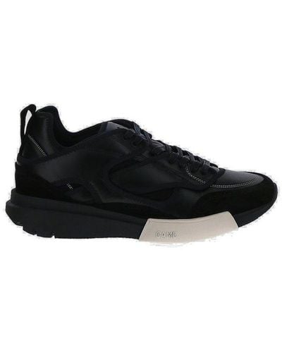 OAMC Paneled Almond Toe Sneakers - Black