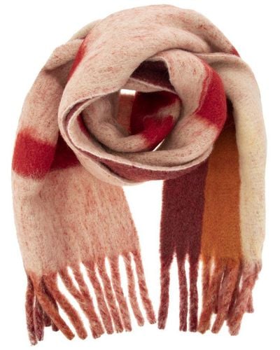 Marni Alpaca, Wool And Mohair Blend Scarf - Red