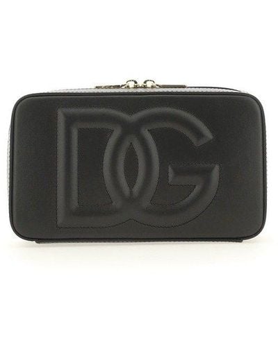 Dolce & Gabbana Dg Small Leather Camera Bag - Black