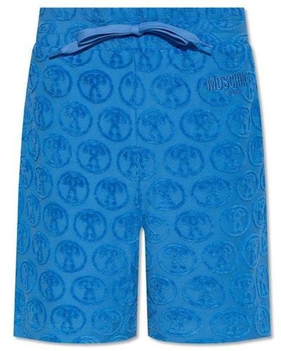 Moschino Cotton Shorts, - Blue