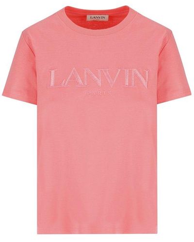 Lanvin T-shirt And Polo - Pink