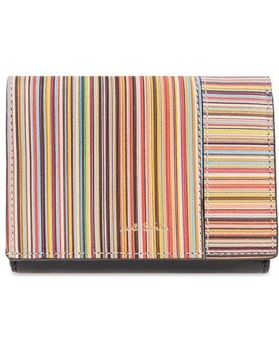 Paul Smith Leather Wallet, - Pink