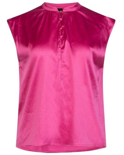 Pinko Button-up Sleeveless Blouse - Pink