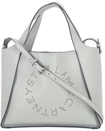 Stella McCartney Stella Logo Top Handle Bag - White