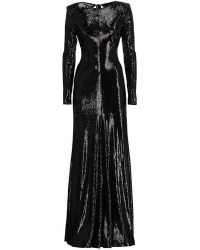 Philosophy Di Lorenzo Serafini Dress With Paillettes - Black