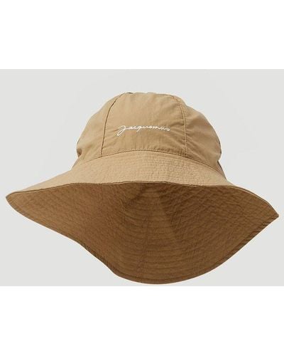 Jacquemus Le Bob Pescadou Bucket Hat - Natural