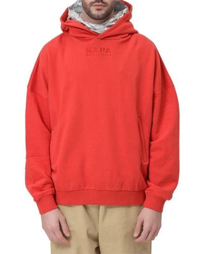 Martine Rose Classic Long-sleeved Hoodie - Red