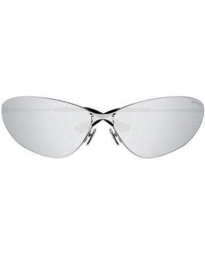 Balenciaga Cat-eye Frame Sunglasses - White