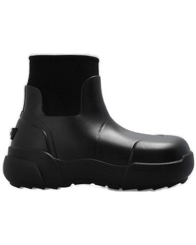 Ambush Squared Toe Ankle Boots - Black