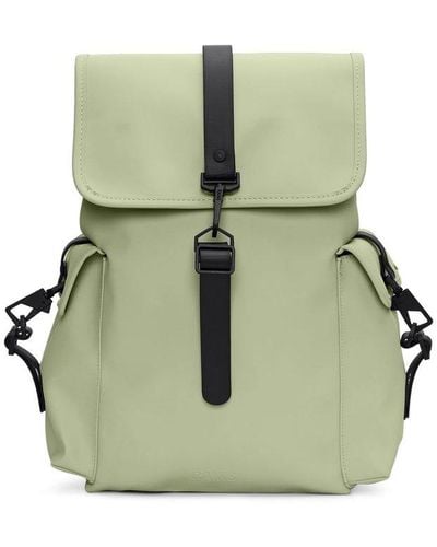 Rains Rucksack Cargo Foldover Top Backpack - Green