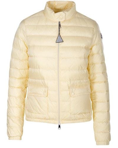 Moncler Lans Zip-up Puffer Jacket - Natural