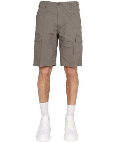 Carhartt WIP Zippered Bermuda Shorts - Grey