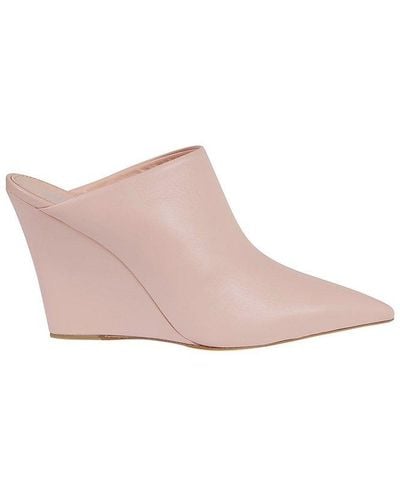 Paris Texas Pointed Toe Slip-on Pumps - Pink