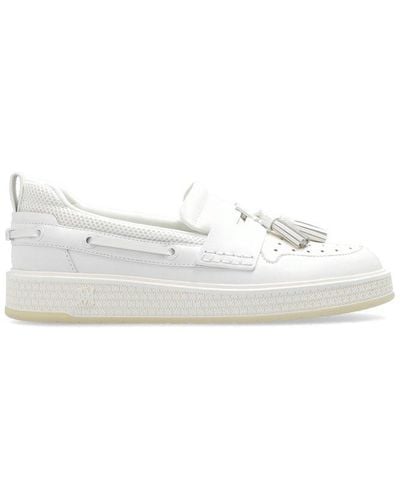 Amiri Tassel-embellished Slip-on Loafers - White