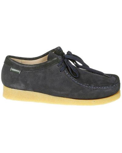 Sebago Koala Round Toe Lace-up Shoes - Black