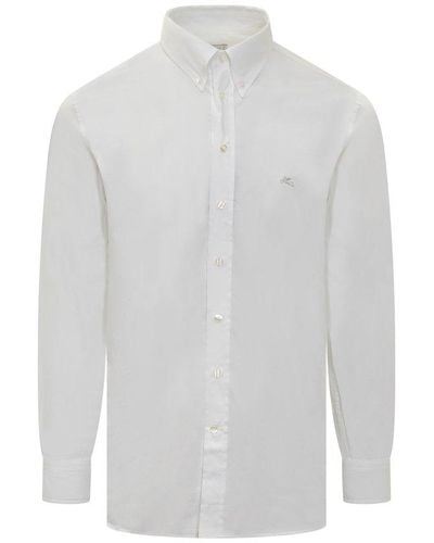 Etro Shirt With Pegaso - White
