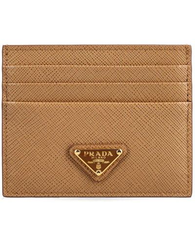 Brown Prada Wallets and cardholders for Women | Lyst