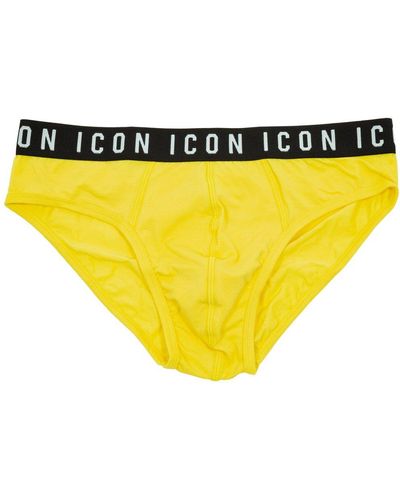 DSquared² Underwear Briefs Icon - Yellow