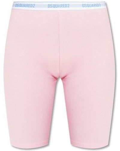 DSquared² Cropped Leggings, - Pink