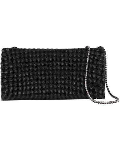 Benedetta Bruzziches Die Another Day Embellished Zipped Shoulder Bag - Black